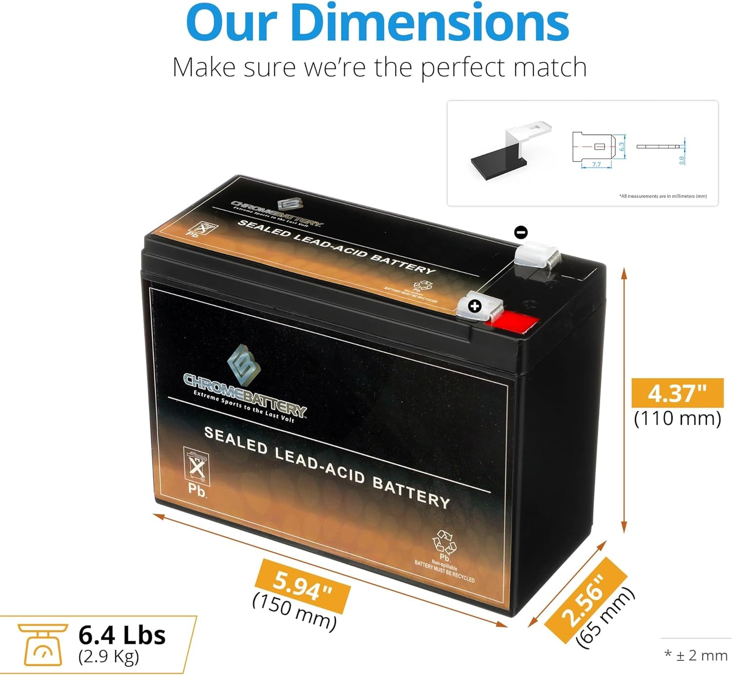 Rechargeable - 12V 10AH SLA Battery - Compatible with Electric Scooter Schwinn S180/Mongoose